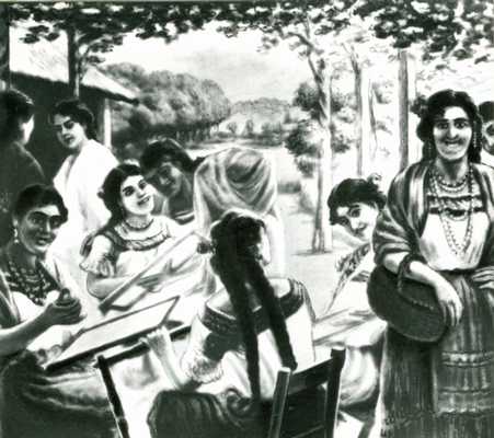 П. Альборно.  «Кружевницы».